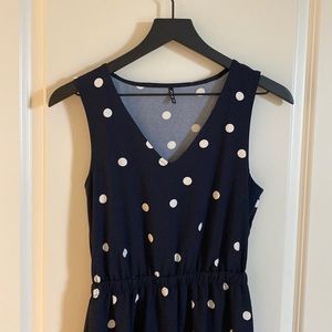 Cute blue polka dot dress